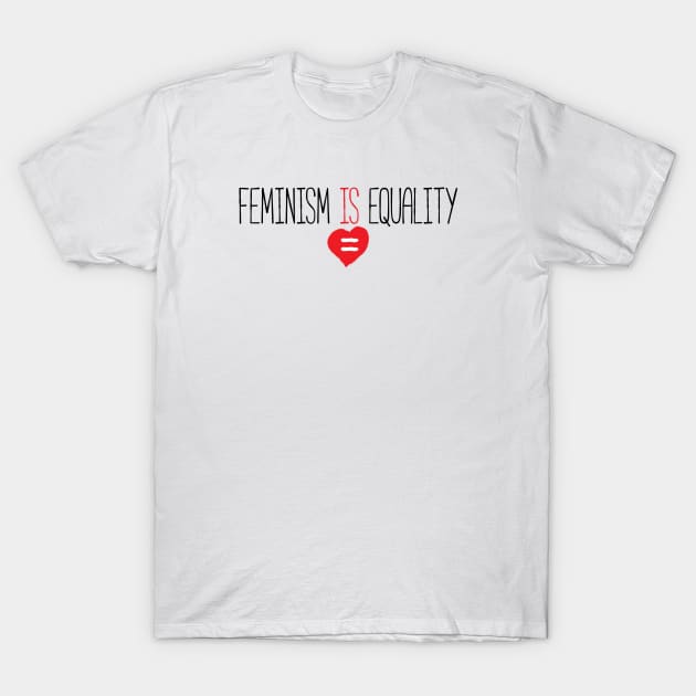 Feminism Is Equality T-Shirt T-Shirt by FeministShirts